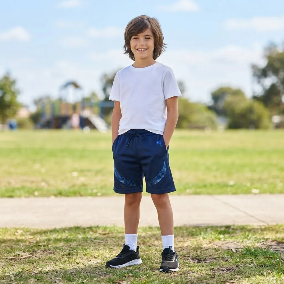Sinsay Boy's Dark Blue Athletic Shorts