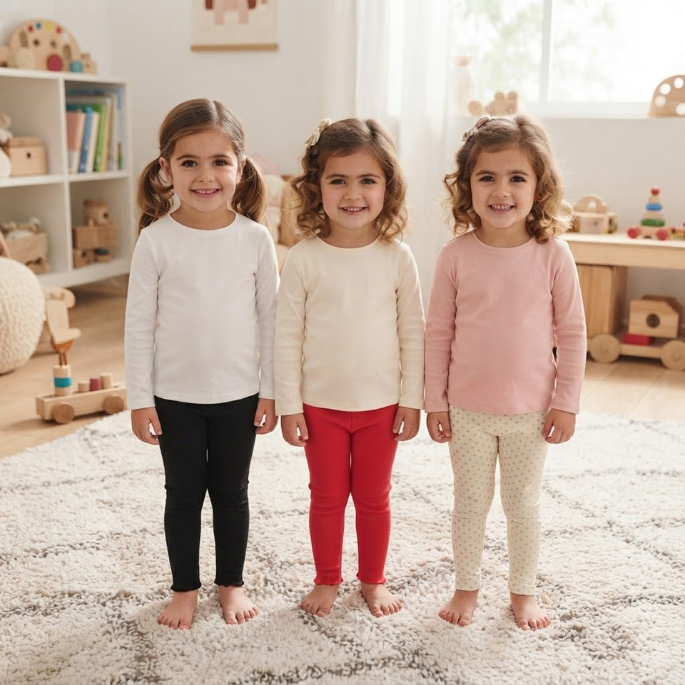 Sinsay Girl's Multicolor Pack Of 3 Leggings