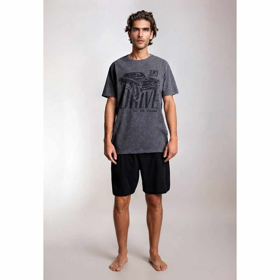 Sinsay Men's Black Comfort Short Pajama Bottom