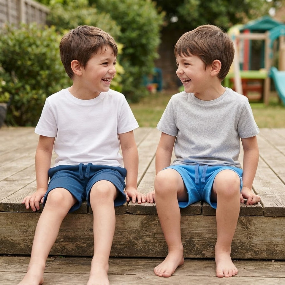 Sinsay Boy's Blue & Navy Pack Of 2 Shorts