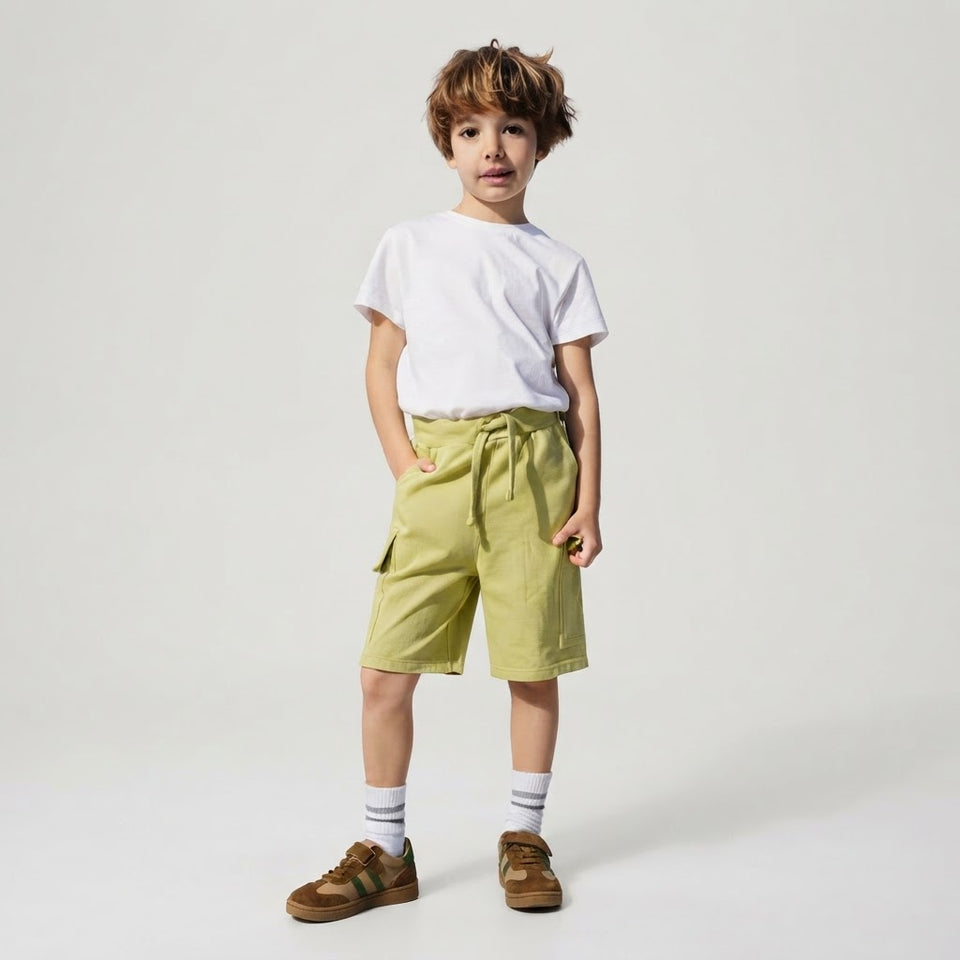 Sinsay Boy's Light Green Cargo Short