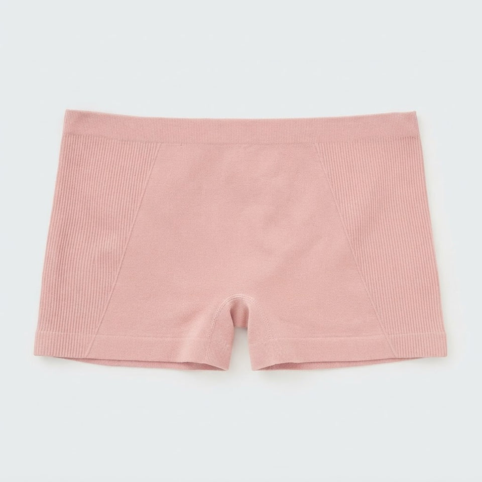 Sinsay Women's Dusty Rose Ribbed Lingerie Shorts