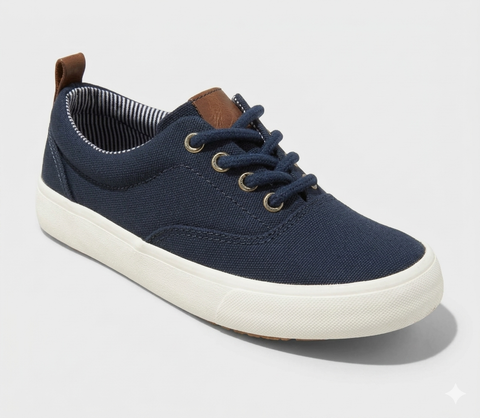 Cat & Jack Boy's Navy Jett Low Top Sneakers | Cat & Jack In Lebanon