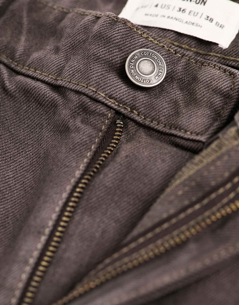 Cotton On Women's Brown Cargo Wide Leg Jeans | Cotton On In Lebanon