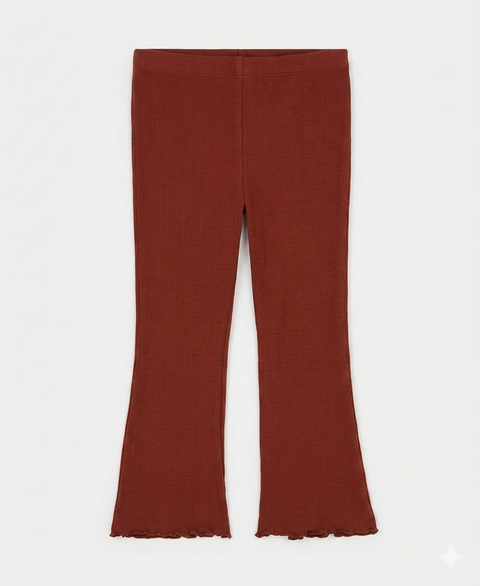 Kids Headquarters Girl's Brick Ribbed Flare Legging | Kids Headquarters In Lebanon