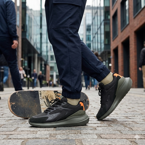 Lacoste Men's Black & Dark Grey L003 Evo Sneakers | Lacoste In Lebanon