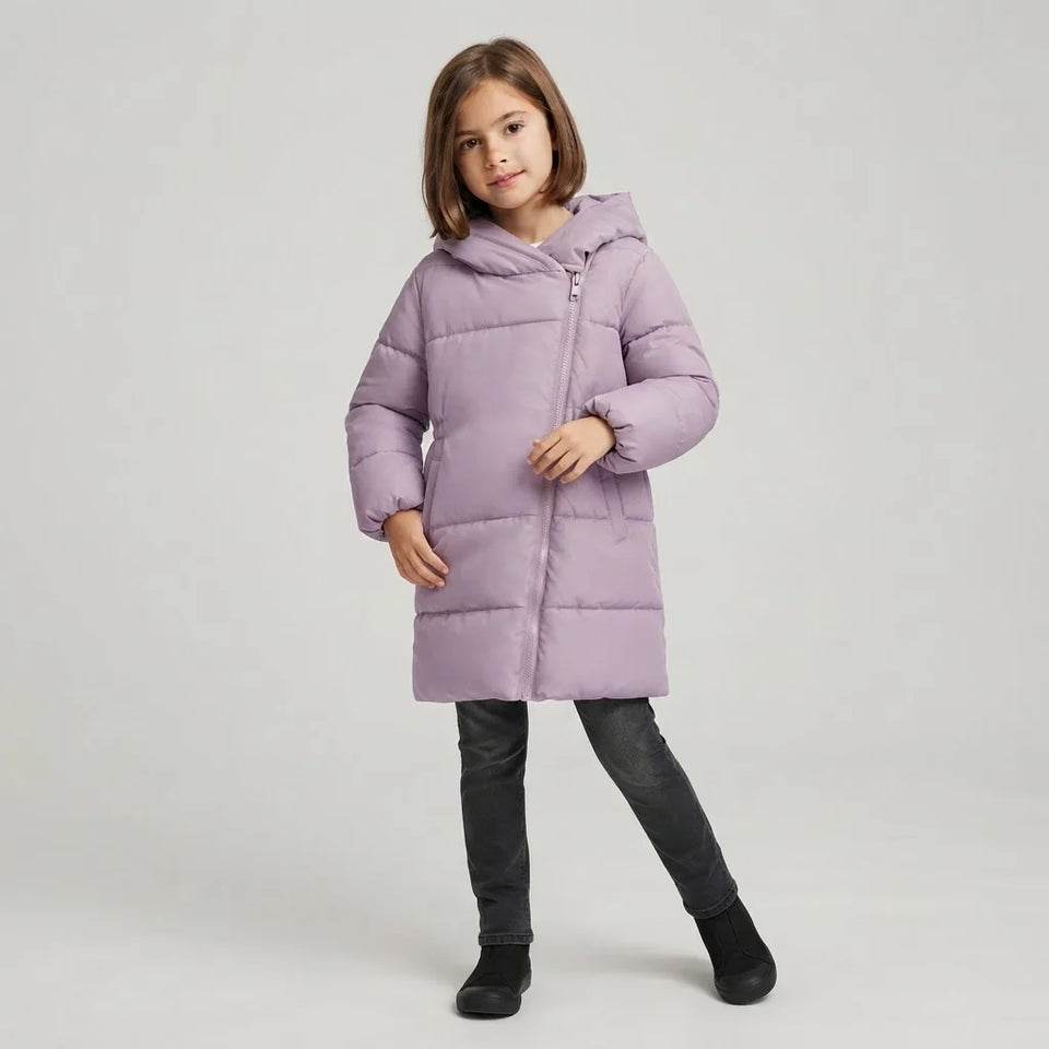 Sinsay Girl's Lilac Quilted Puffer Coat