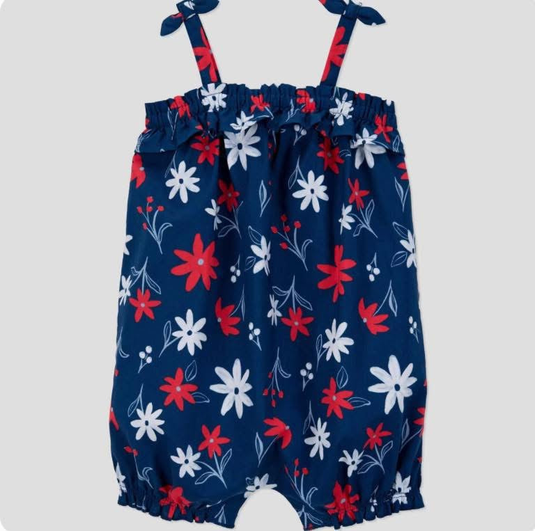 Carter's Just One You Baby Girl's Navy Floral Romper | Carter's Just One You In Lebanon