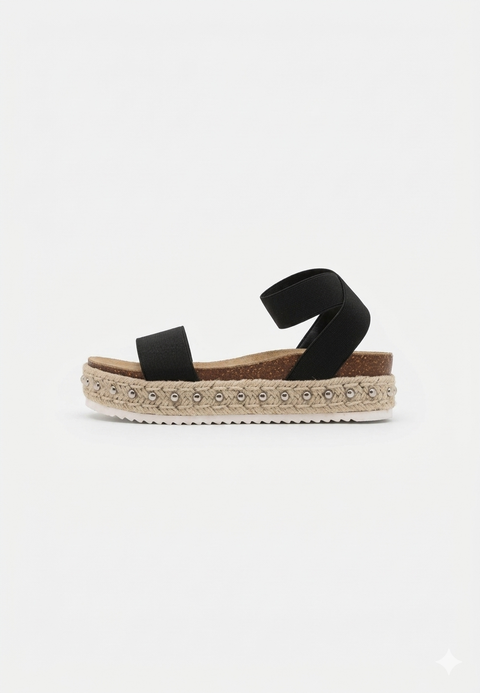 Steve Madden Women's Black Katniss Ankle Strap Sandals | Steve Madden In Lebanon