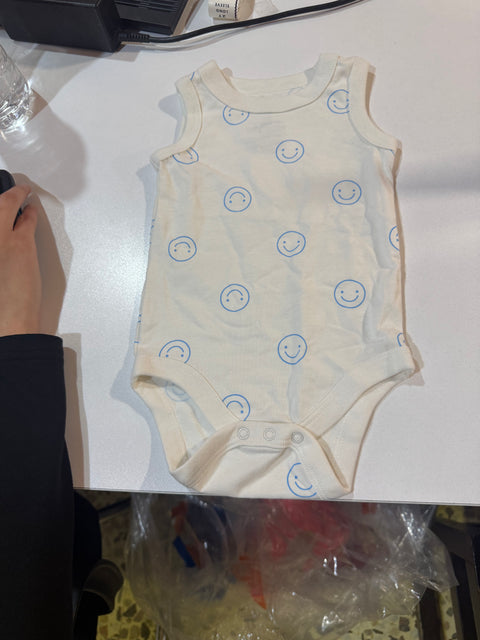 Cat & Jack Baby's White & Blue Printed Bodysuits | Cat & Jack In Lebanon