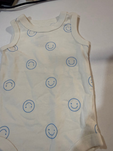 Cat & Jack Baby's White & Blue Printed Bodysuits | Cat & Jack In Lebanon