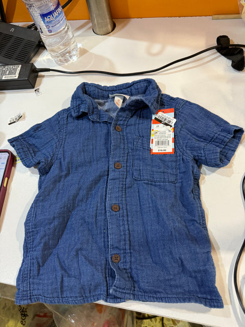 Carter's Just One You Baby Boy's Navy Chest Pocket Shirt | Carter's Just One You In Lebanon