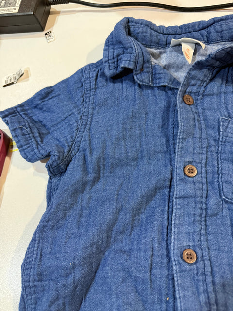 Carter's Just One You Baby Boy's Navy Chest Pocket Shirt | Carter's Just One You In Lebanon