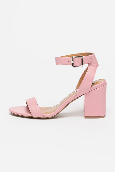 Steve Madden Women's Pink Leather Malia Sandals | Steve Madden In Lebanon