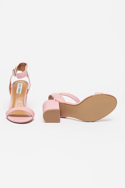 Steve Madden Women's Pink Leather Malia Sandals | Steve Madden In Lebanon