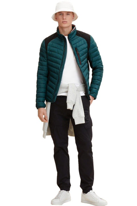 Tom Tailor Men's Forest Green Insulated Jacket | Tom Tailor In Lebanon