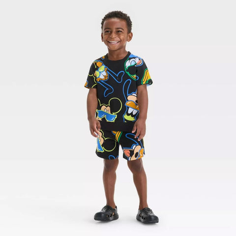 Disney Baby Boy's Black Mickey And Friends Short | Disney In Lebanon