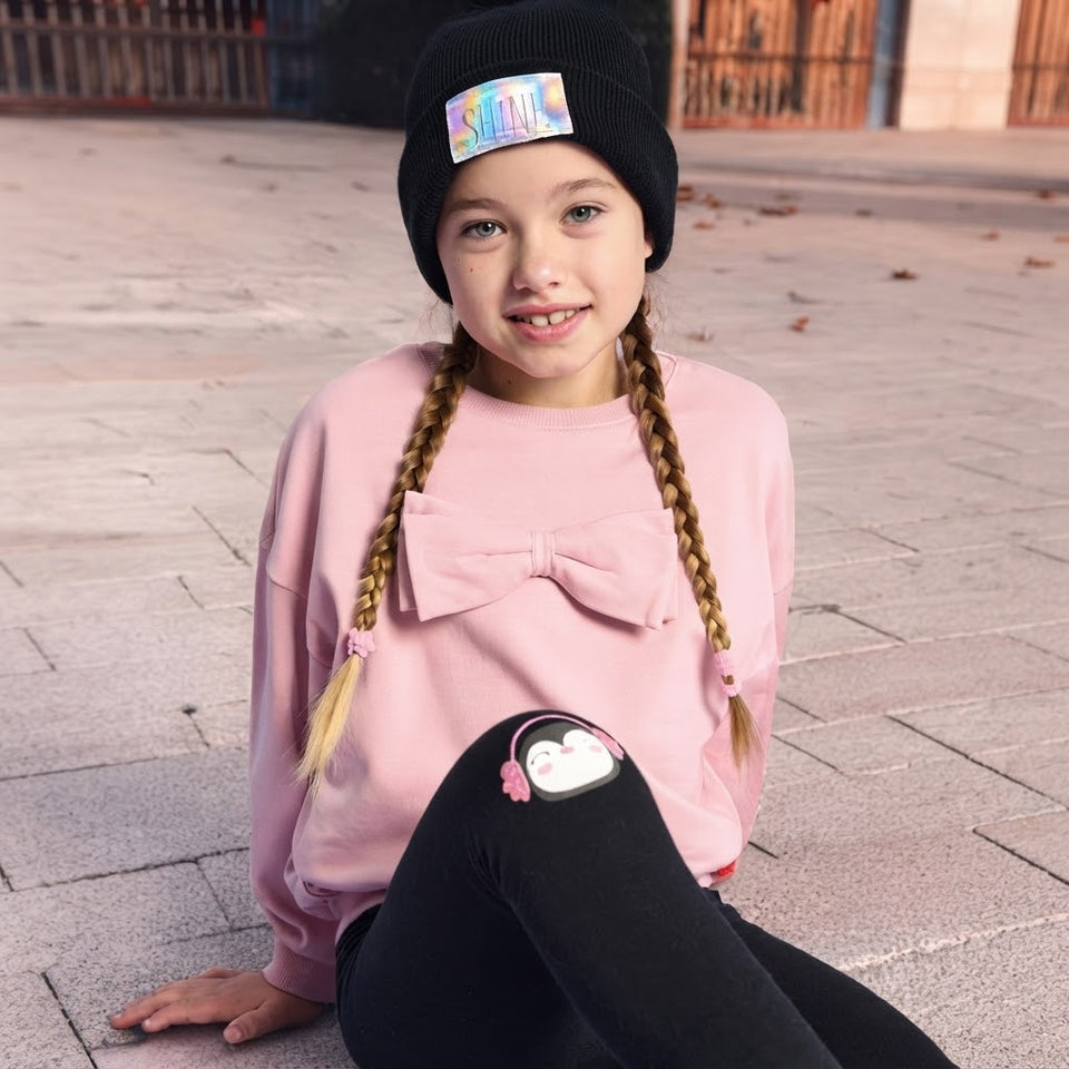 Sinsay Girl's Rose 3D Bow Detail Sweatshirt