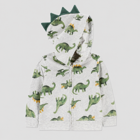 Carter's Just One You Baby Boy's Green Fleece Dinosaur Hooded Jacket | Carter's Just One You In Lebanon