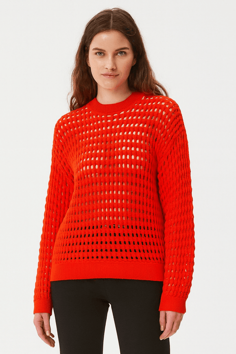 LeGer Women's Brick Long-Sleeve Blouse | LeGer in Lebanon