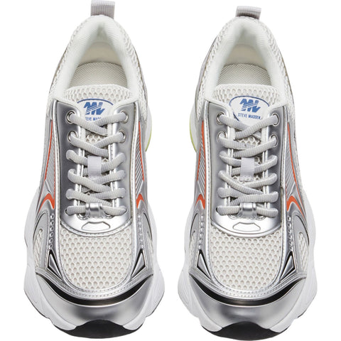 Steve Madden Women's Multi Silver Speedster E Sneakers | Steve Madden In Lebanon