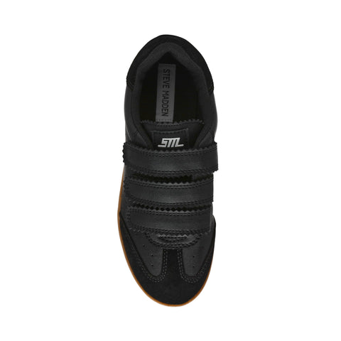 Steve Madden Women's Black Daybreak Suede Leather Sneakers | Steve Madden In Lebanon