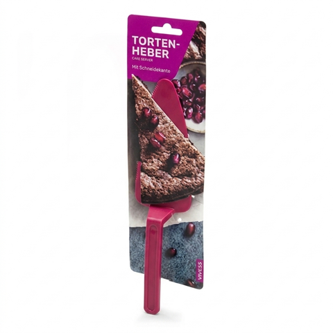 Vivess Fuchsia Cake Server With Cutting Edge | Vivess In Lebanon
