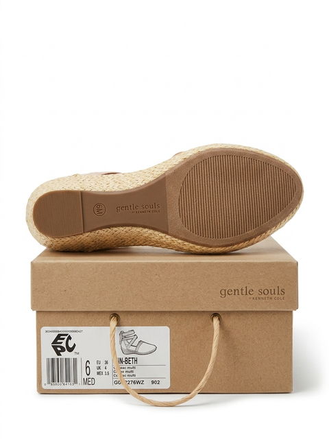 Gentle Souls by Kenneth Cole Women's Cognac Multi Noa-Beth Sandals | Gentle Souls In Lebanon