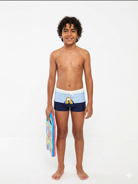 Stamion Collection Boy's Navy/Blue Striped Pluto Swim Trunk | Stamion Collection In Lebanon