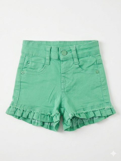 Ativo Baby Girl's Green Short | Ativo In Lebanon