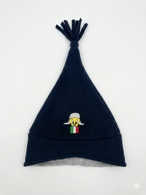 Looney Tunes Kid's Navy Fleece Printed Pointed Hat | Looney Tunes In Lebanon