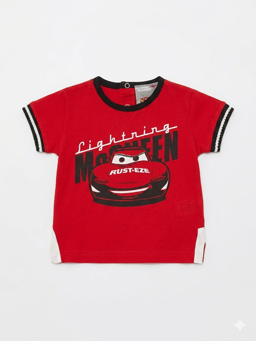 Fantasia Baby Boy's Red MacQueen T-Shirt | Fantasia In Lebanon