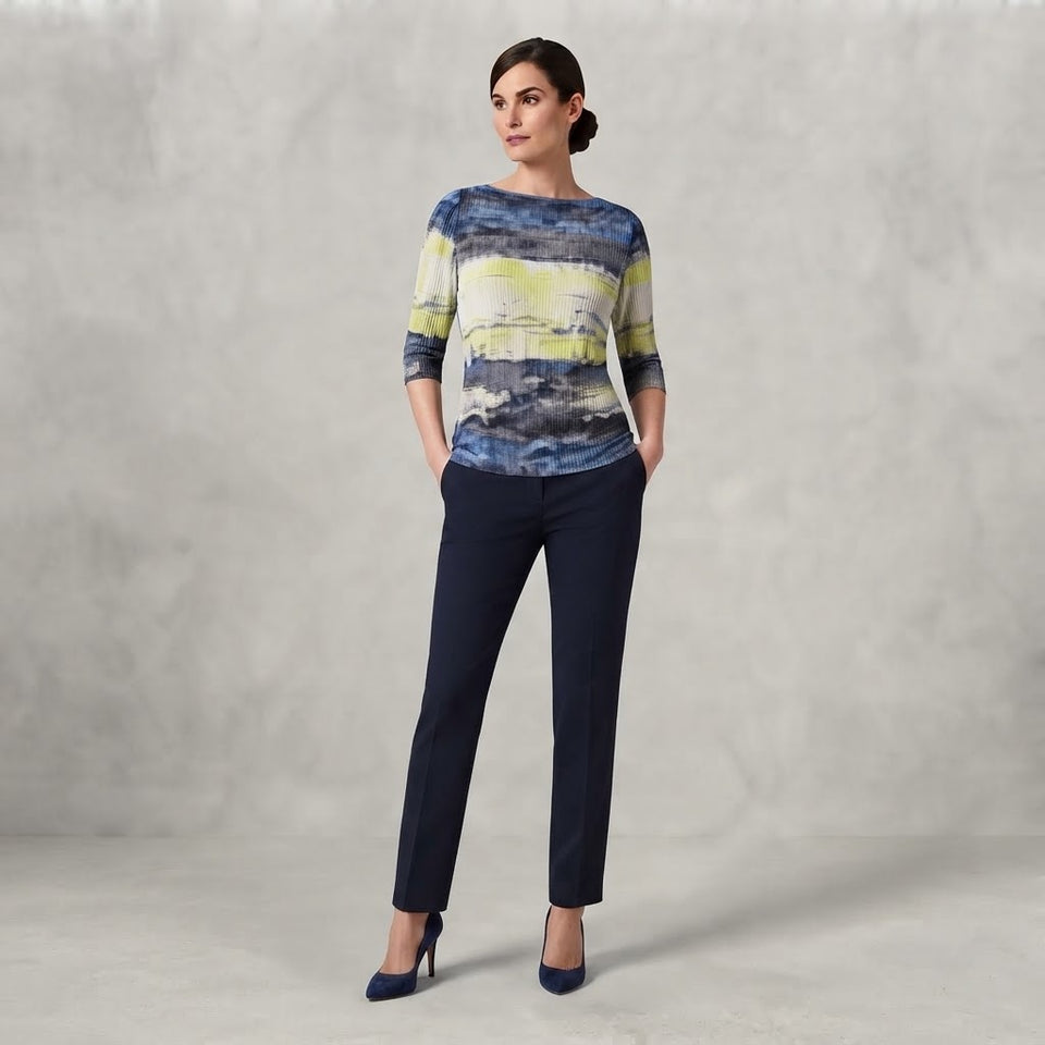 Blouse Women's Multicolor Classic Silhouette Blouse