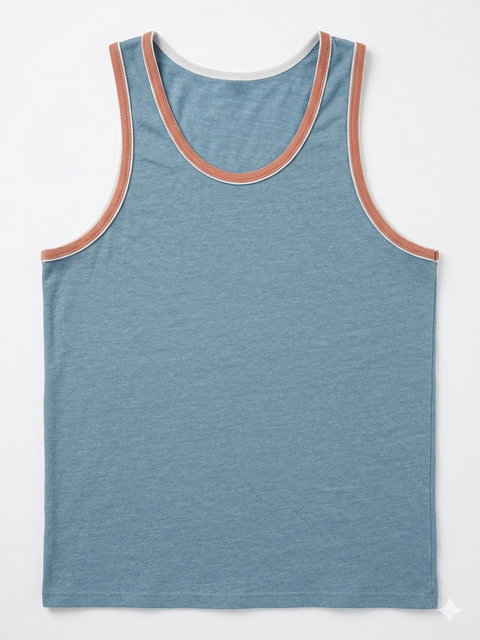Alternative Earth Men's Blue Basic Tank Top | Alternative Earth In Lebanon