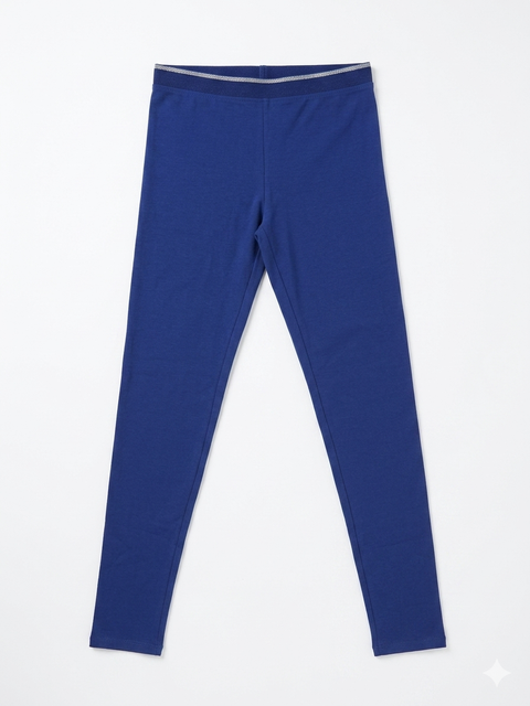 Charanga Girl's Navy Legging With Silver Waistband | Charanga In Lebanon