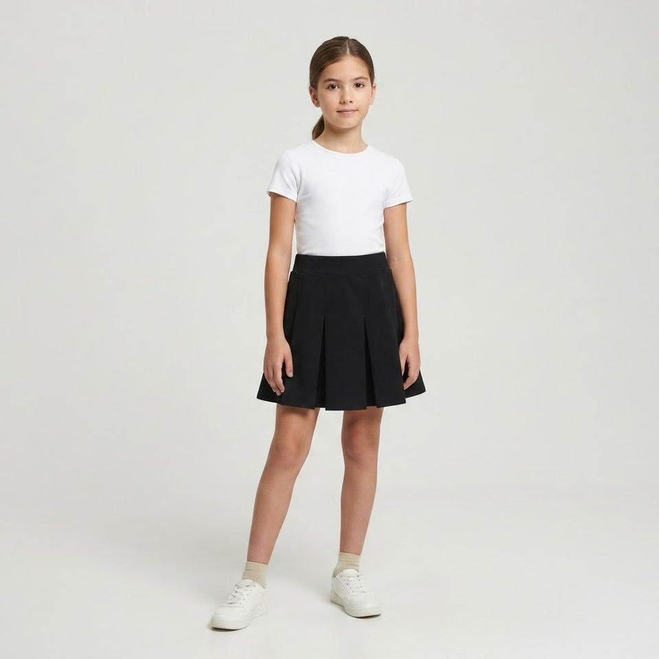 Sinsay Girl's Black Pleated Skirt