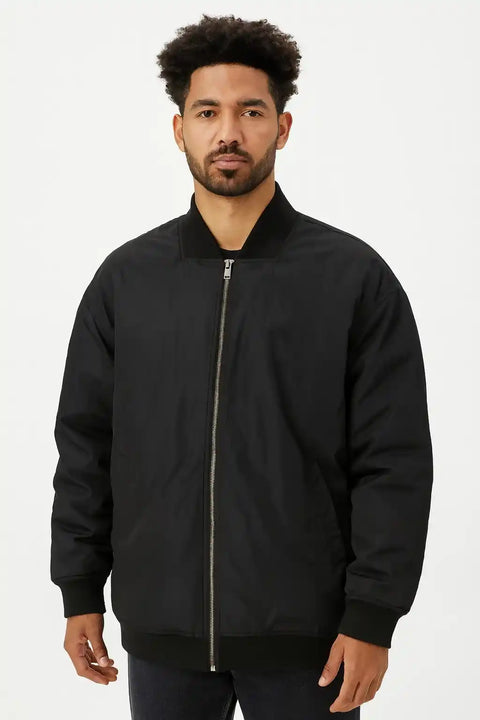 LeGer Men's Black Zippered Jacket |LeGer in Lebanon