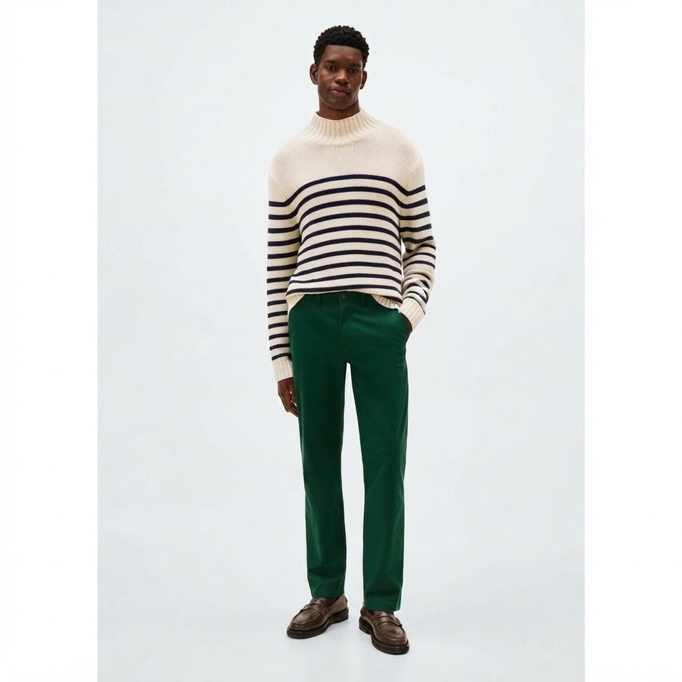 Tommy Hilfiger Men's Green Stretch Chino Pants