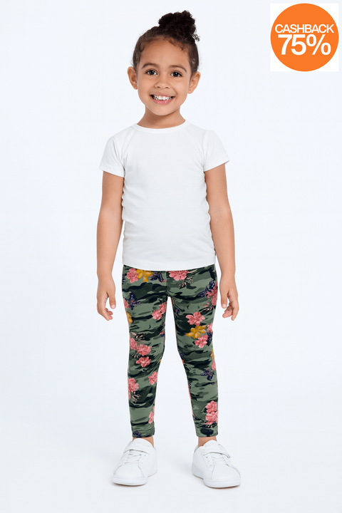 Epic Threads Girl's  Floral Camo Leggings |Epic Threads In Lebanon