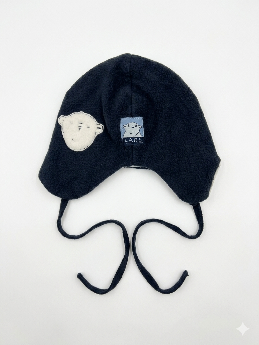 Puttman Baby Boy's Navy Lars Little Polar Bear Hat | Puttman In Lebanon