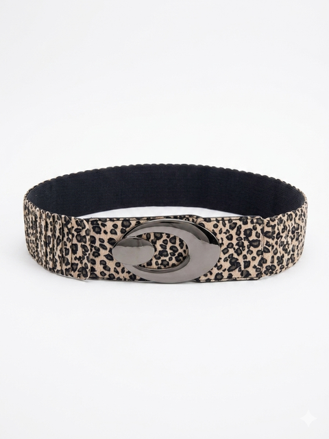 Pfeffinger Fashion Women's Leopard Print Stretch Belt | Pfeffinger Fashion In Lebanon