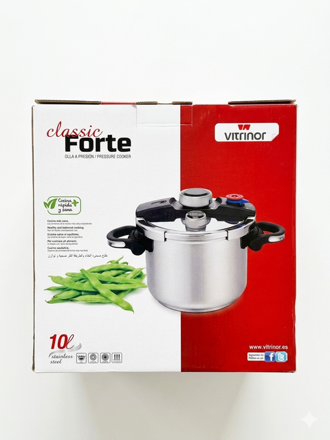 Vitrinor Classic Forte Stainless Steel 10 L Pressure Cooker | Vitrinor In Lebanon
