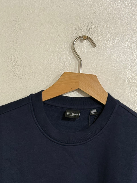 Only & Sons Men's Navy Sweatshirt | Only & Sons In Lebanon