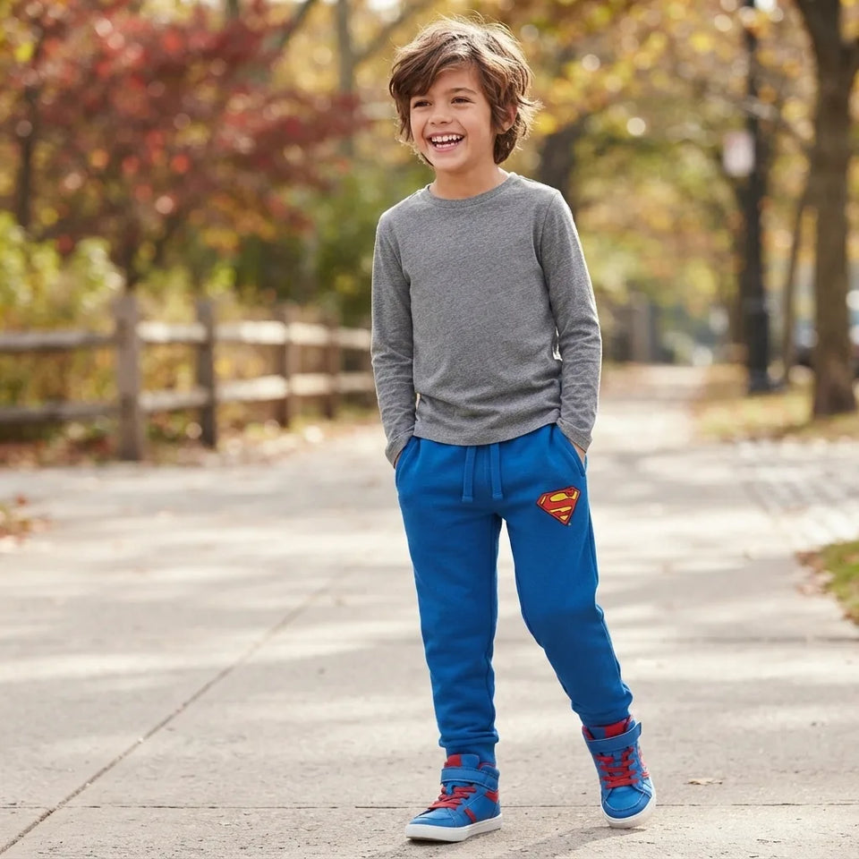 Sinsay Boy's Royal Blue Printed Sweatpants