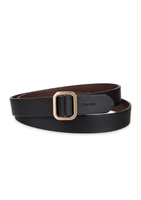 Calvin Klein Women's Black Reversible Buckle Belt | Calvin Klein In Lebanon