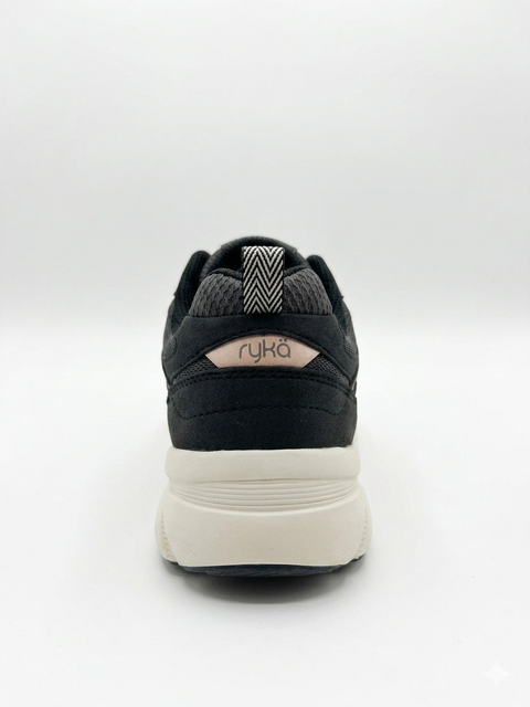 Ryka Women's Black Water-Repellent Lace-Up Walking Sneaker | Ryka In Lebanon