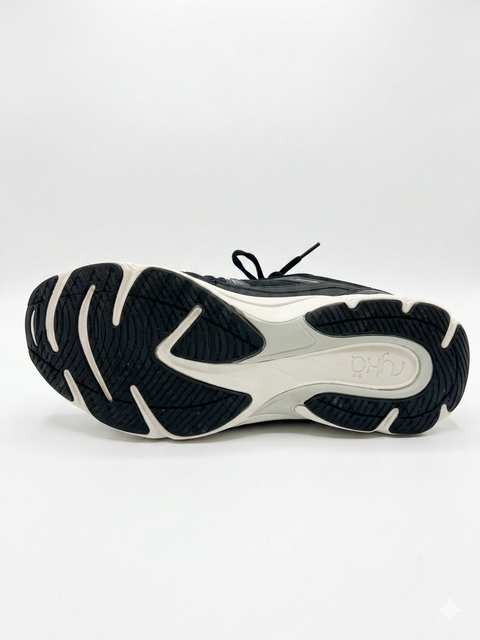 Ryka Women's Black Water-Repellent Lace-Up Walking Sneaker | Ryka In Lebanon