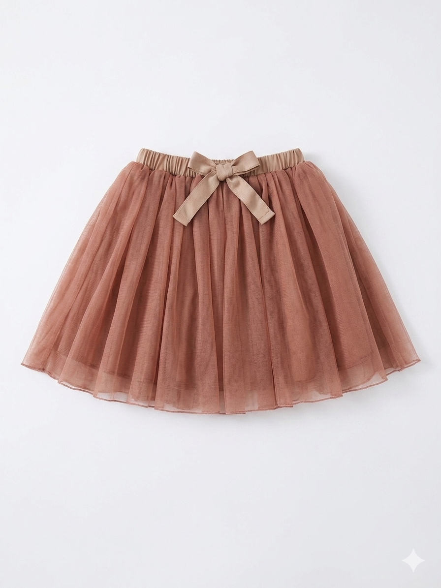 Zara Baby Girl's Brown Tulle Skirt | Zara In Lebanon