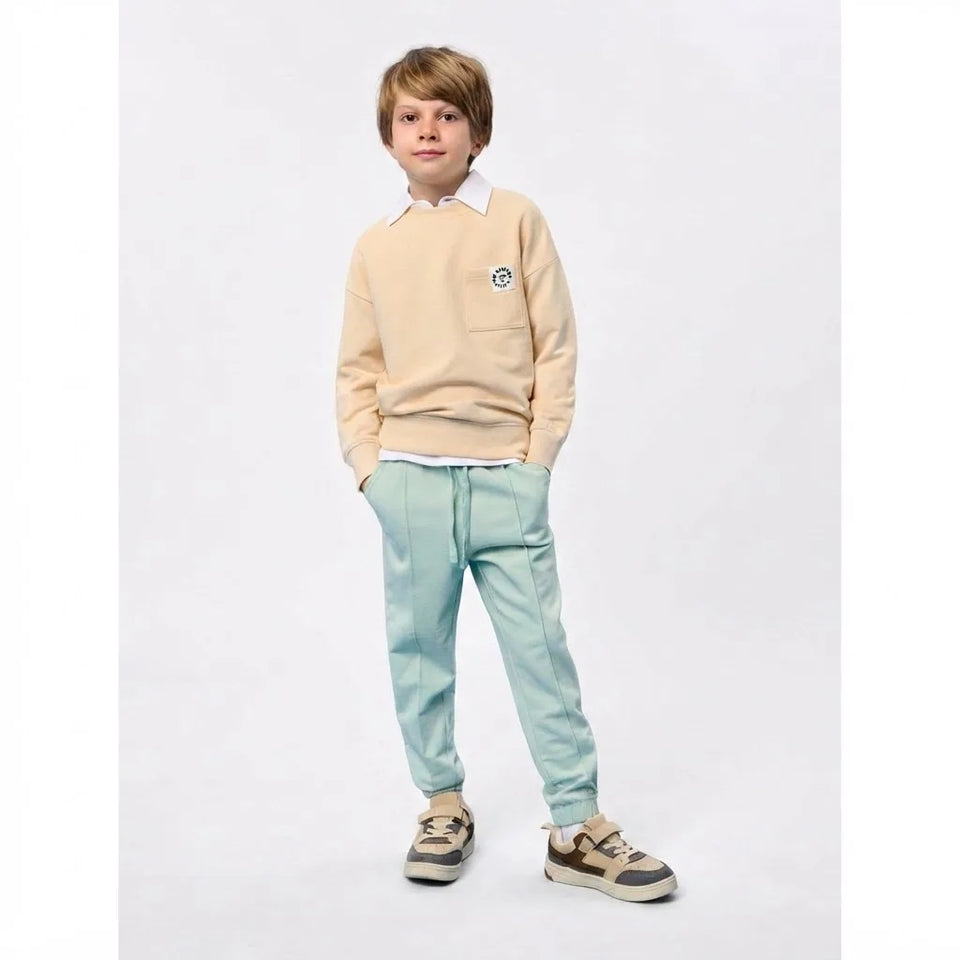 Sinsay Boy's Mint Green Side Pockets Sweatpants
