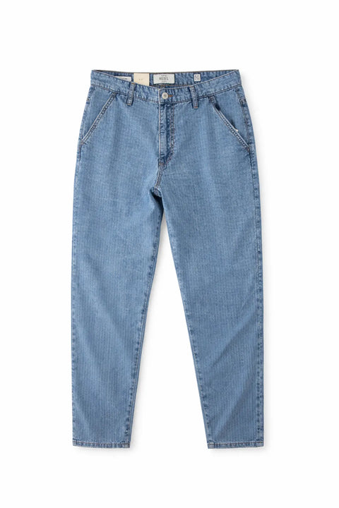 Rebel Men's Light Blue Loose Fit Denim Jeans | Rebel In Lebanon